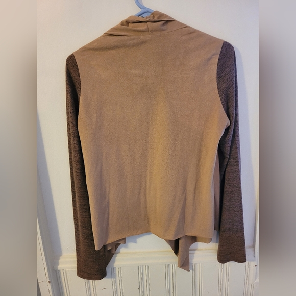 Tan suede cardigan - Picture 3 of 3